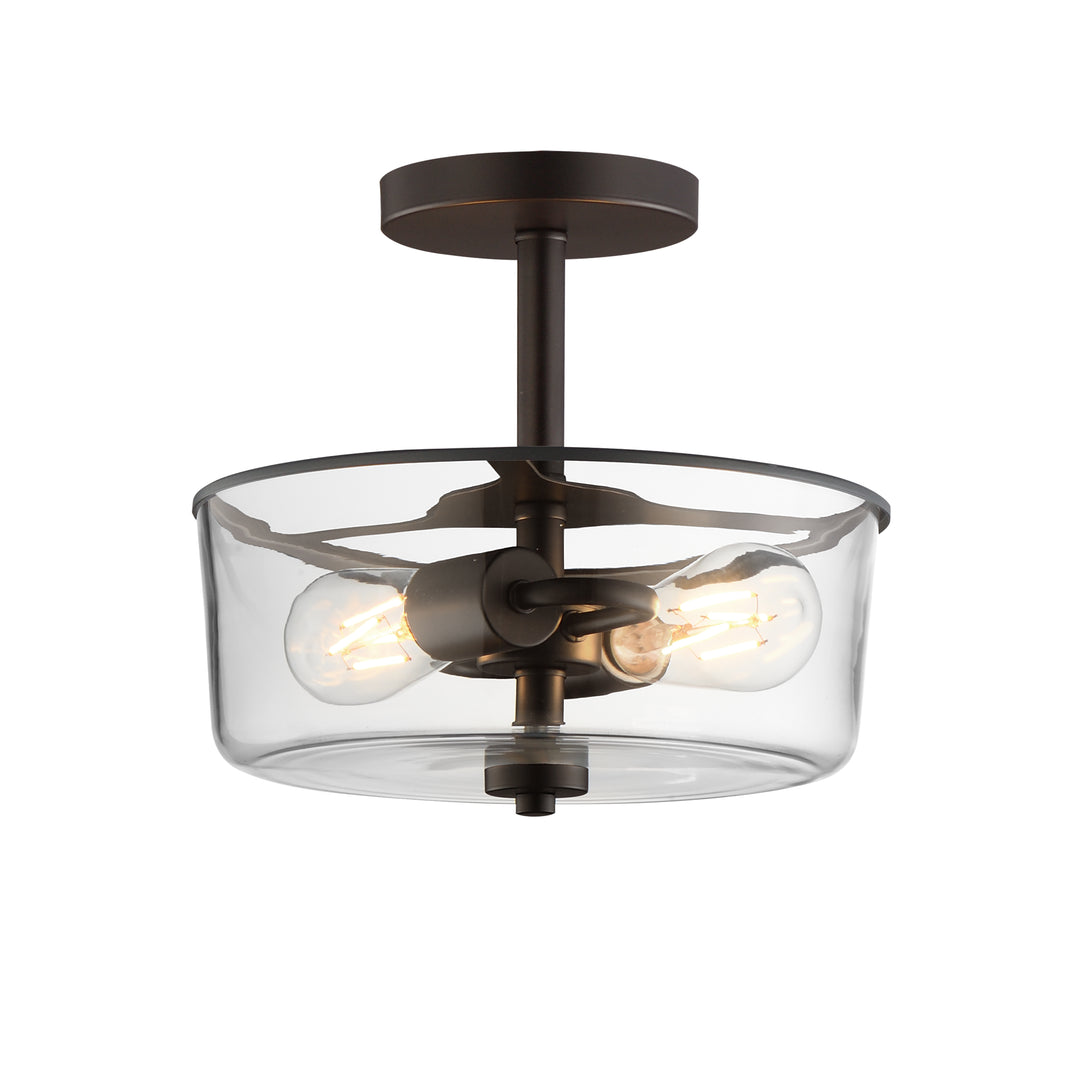 Fuller Semi Flush/Pendant Convertible Oil Rubbed Bronze