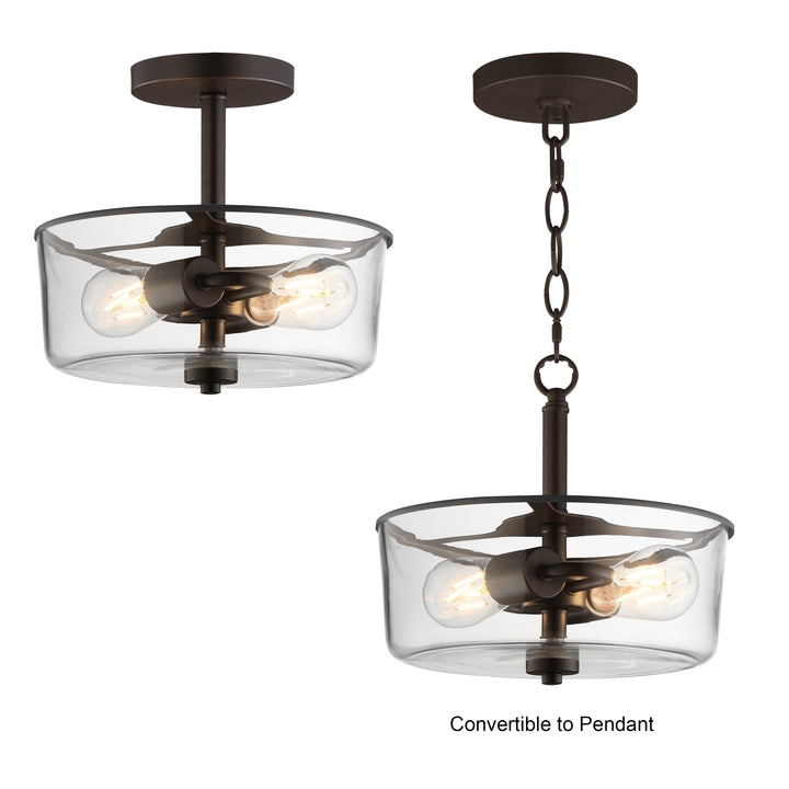 Fuller Semi Flush/Pendant Convertible Oil Rubbed Bronze alternate view