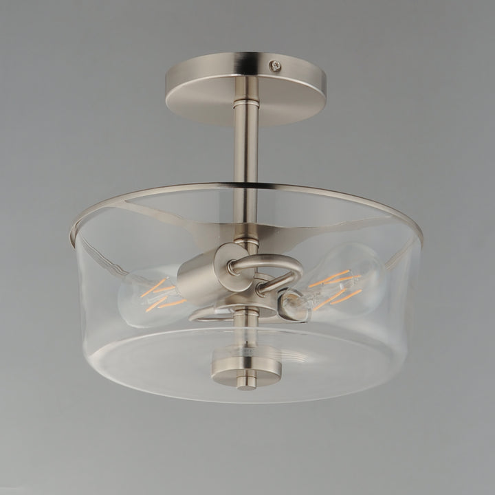 Fuller Semi Flush/Pendant Convertible Satin Nickel alternate view
