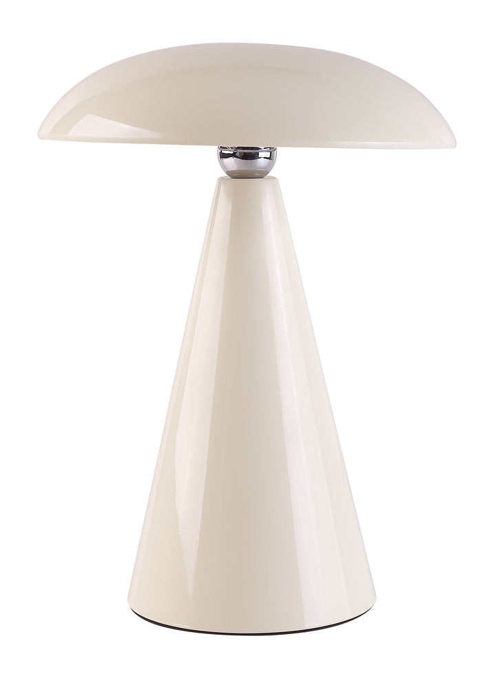 Kinoko XS Table Lamp in Gloss Cream by Beacon Lighting