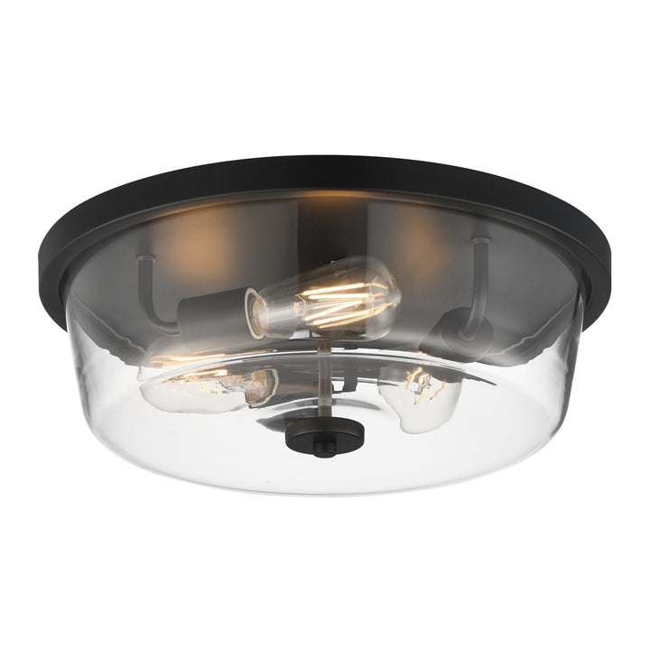 Fuller Flush Mount Black