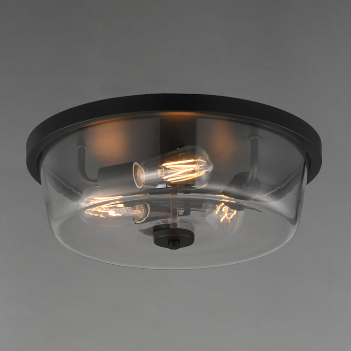 Fuller Flush Mount Black alternate view