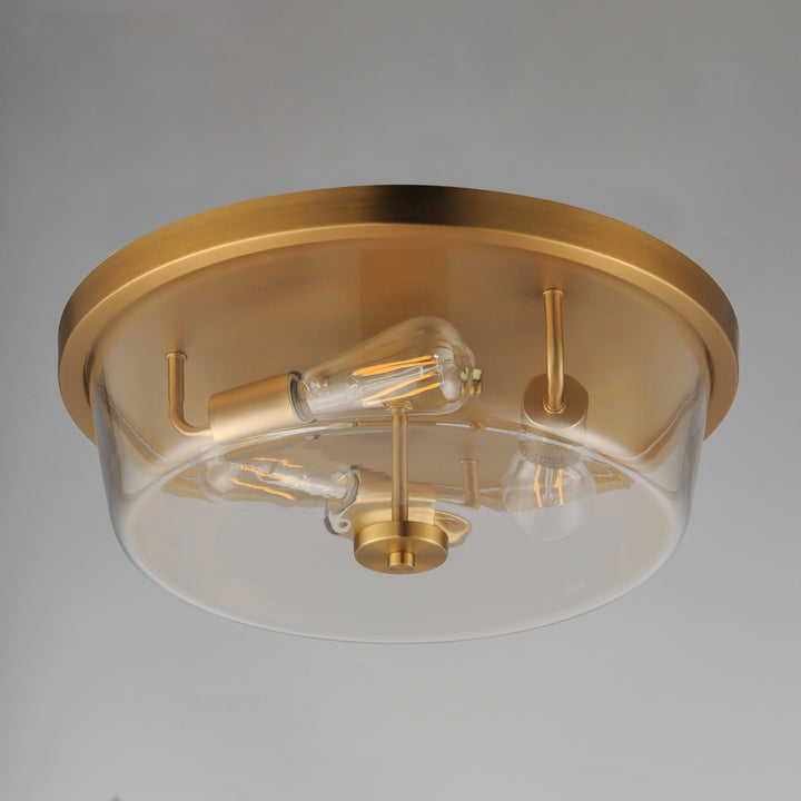 Fuller Flush Mount Natural Aged Brass alternate view