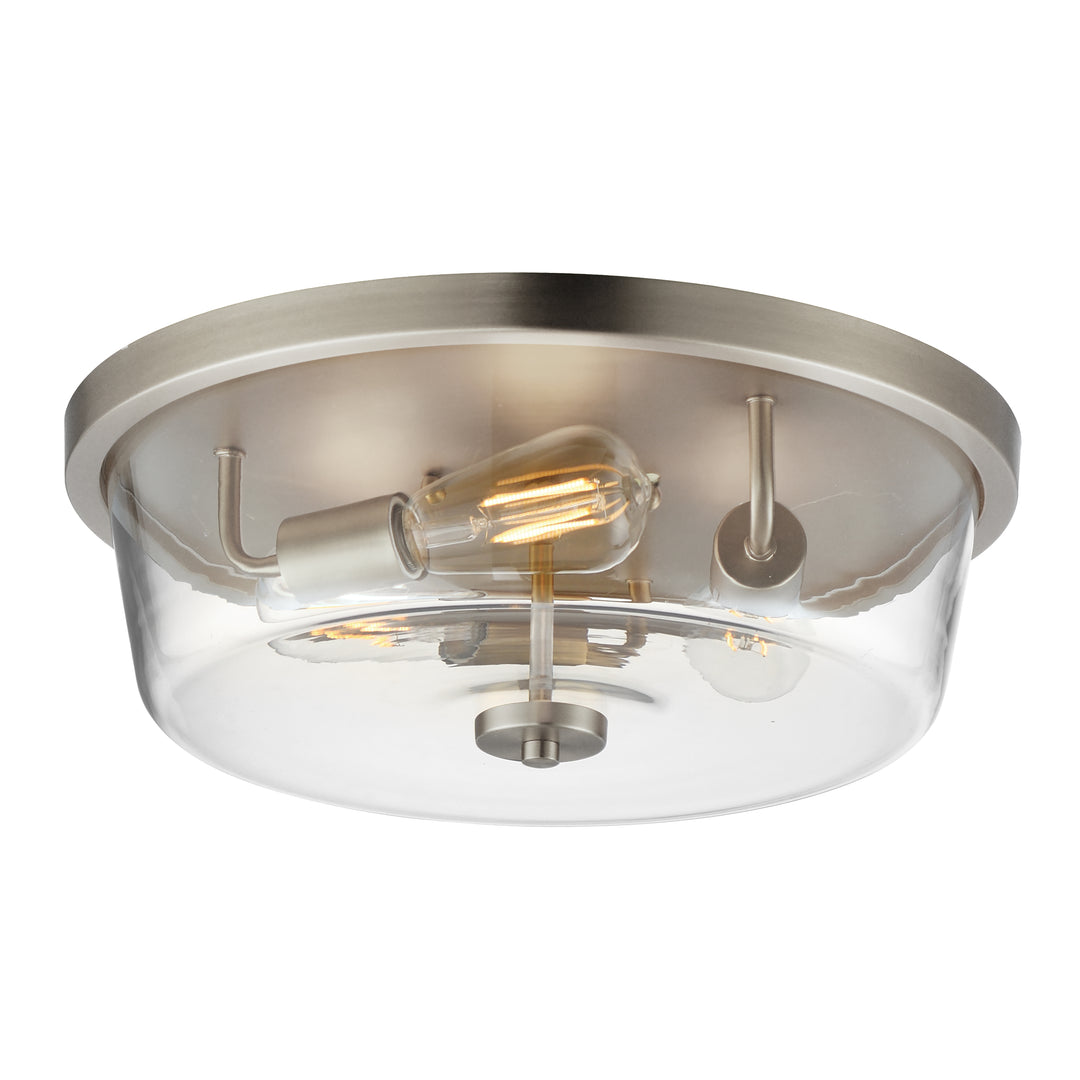 Fuller Flush Mount Satin Nickel