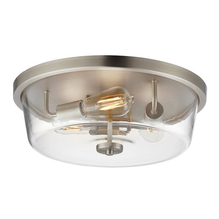 Fuller Flush Mount Satin Nickel