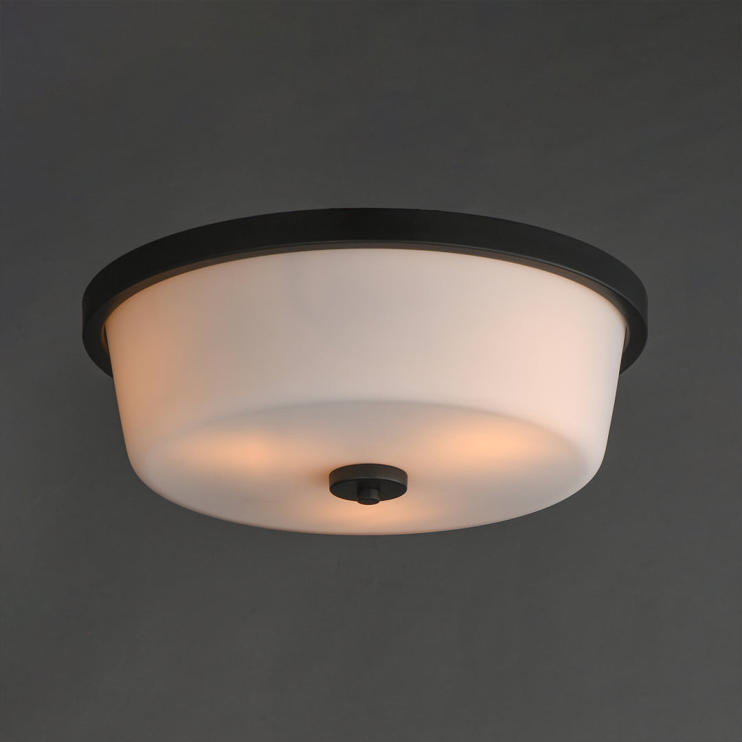 Fuller Flush Mount White / Black alternate view