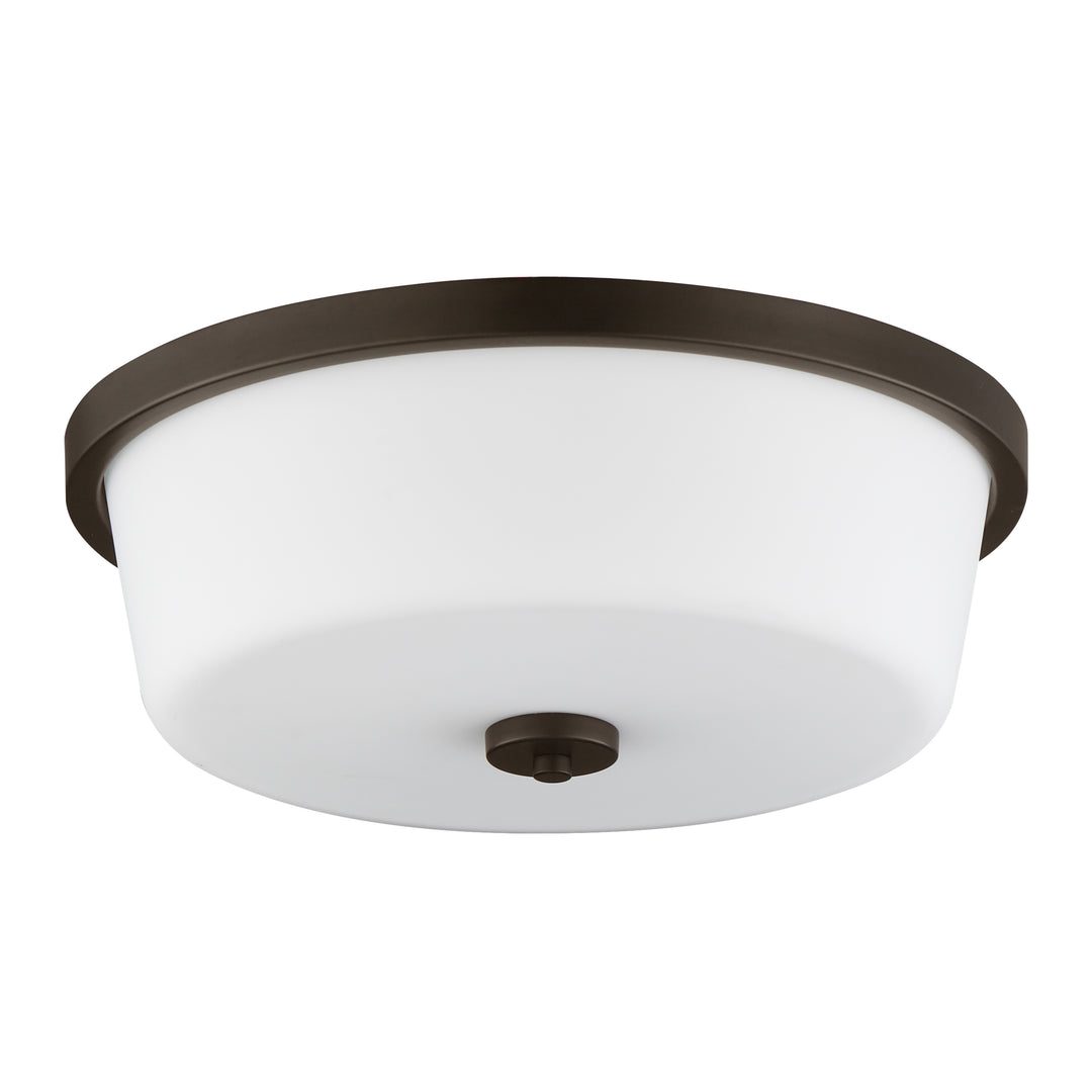 Fuller Flush Mount White / Oil Rubbed Bronze