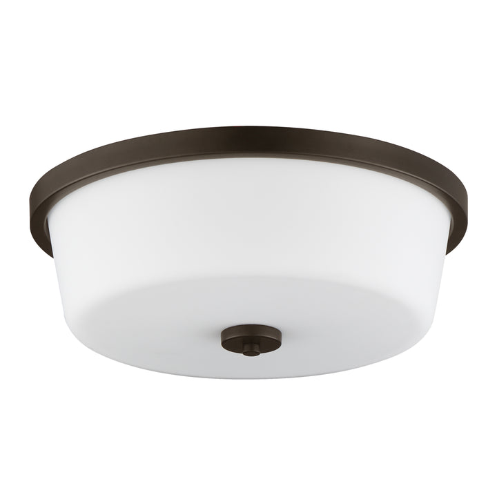 Fuller Flush Mount White / Oil Rubbed Bronze