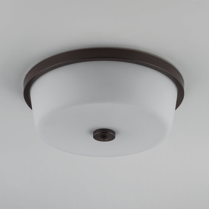 Fuller Flush Mount White / Oil Rubbed Bronze alternate view