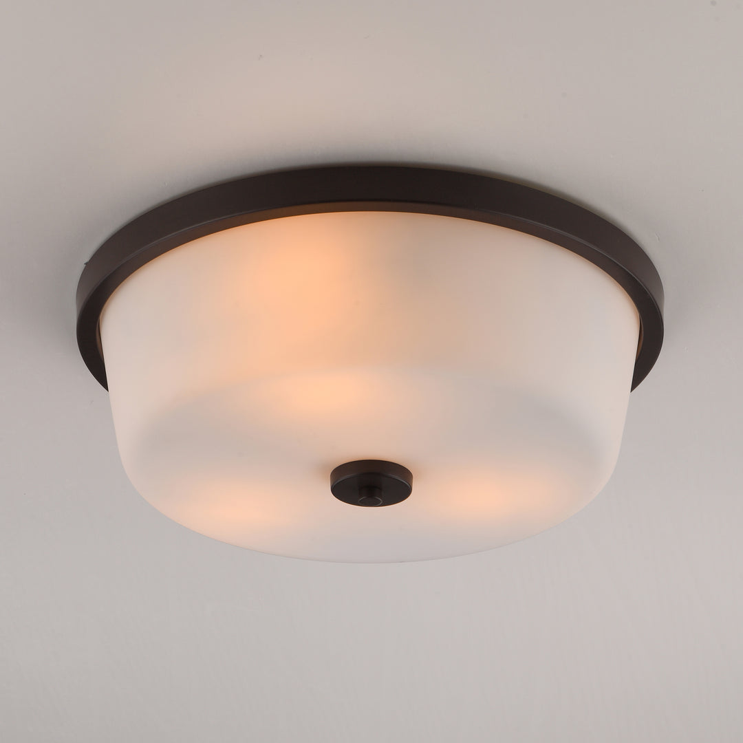 Fuller Flush Mount White / Oil Rubbed Bronze alternate view