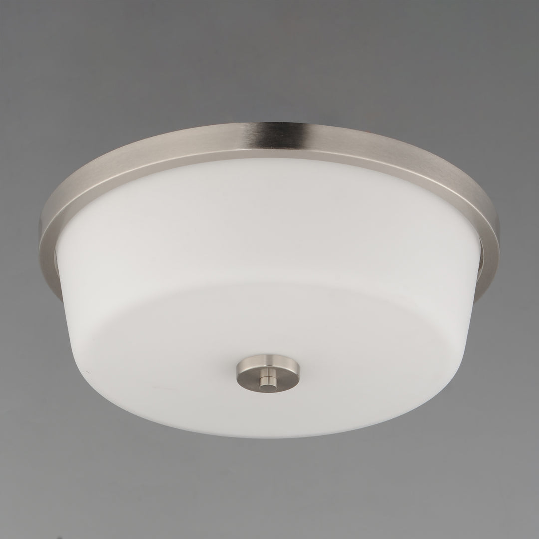 Fuller Flush Mount White / Satin Nickel alternate view