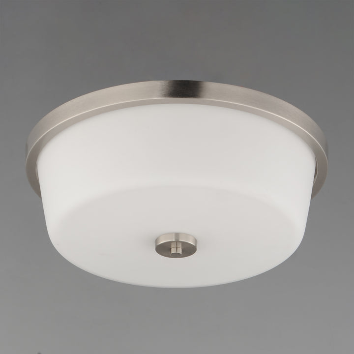 Fuller Flush Mount White / Satin Nickel alternate view