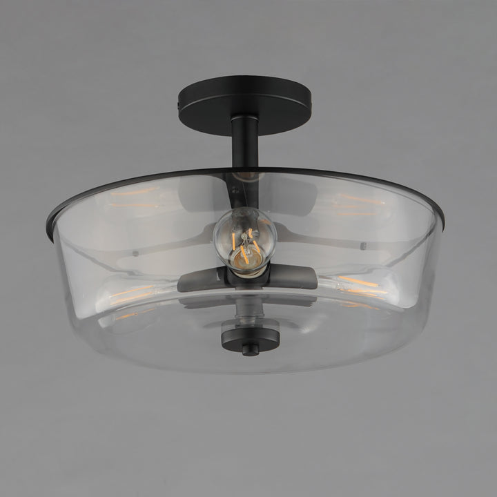 Fuller Semi Flush/Pendant Convertible Black alternate view