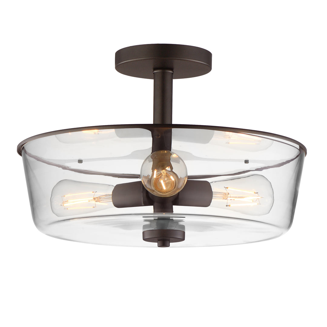 Fuller Semi Flush/Pendant Convertible Oil Rubbed Bronze
