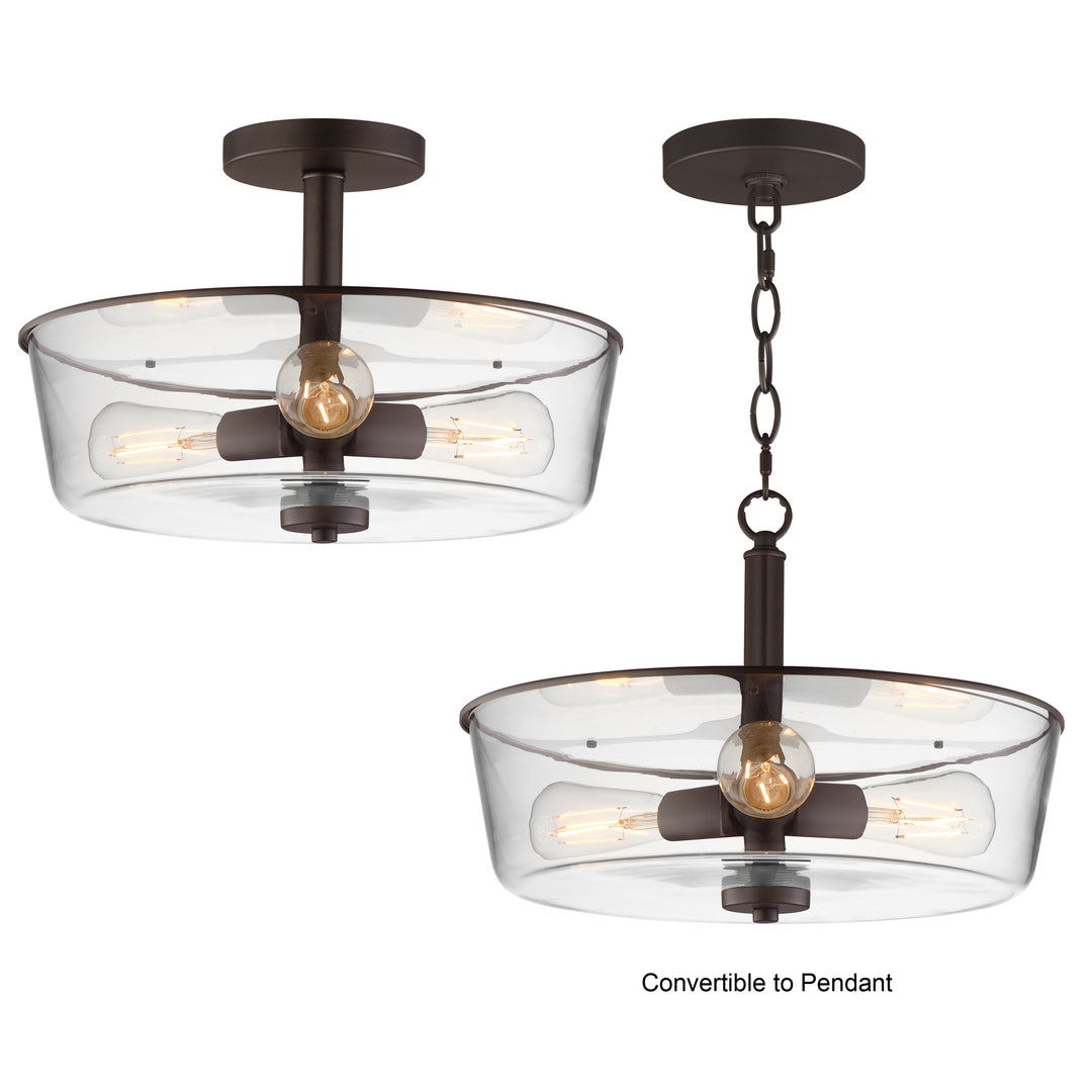 Fuller Semi Flush/Pendant Convertible Oil Rubbed Bronze alternate view