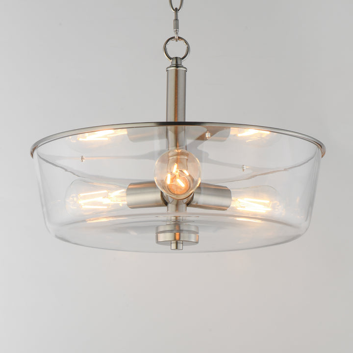 Fuller Semi Flush/Pendant Convertible Satin Nickel alternate view