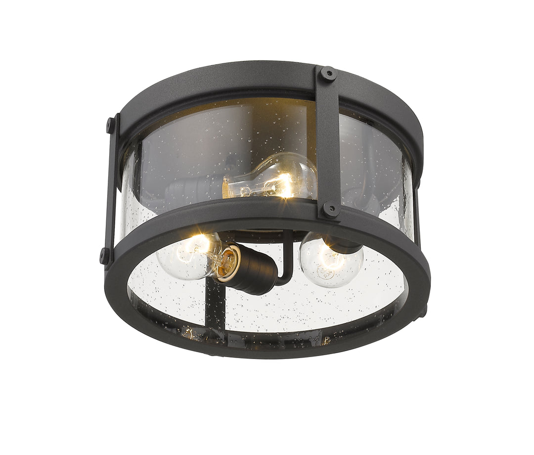 Roundhouse - 3 Light Outdoor Flush Mount