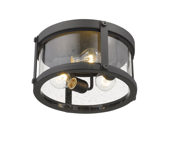 Roundhouse - 3 Light Outdoor Flush Mount