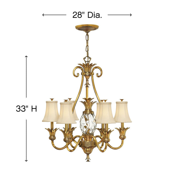 Plantation Single Tier Chandelier by Hinkley - view 19