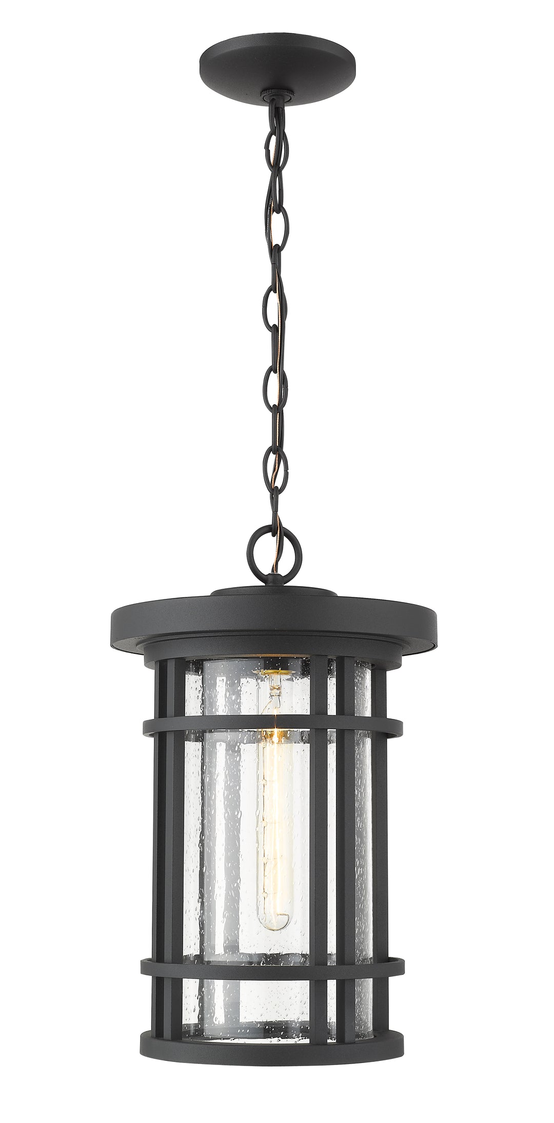 Jordan - 1 Light Outdoor Pendant in Black by Z-Lite