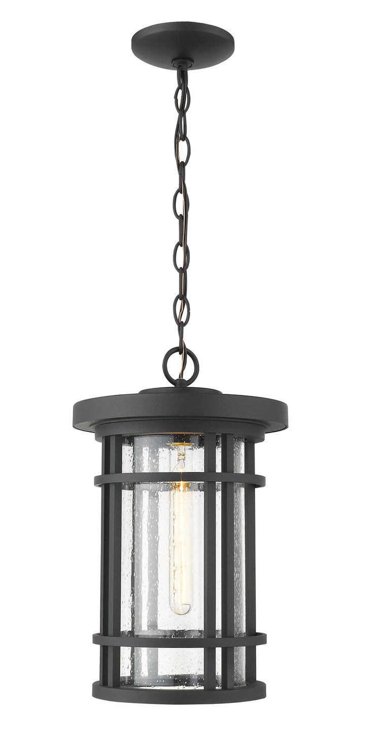 Jordan - 1 Light Outdoor Pendant in Black by Z-Lite