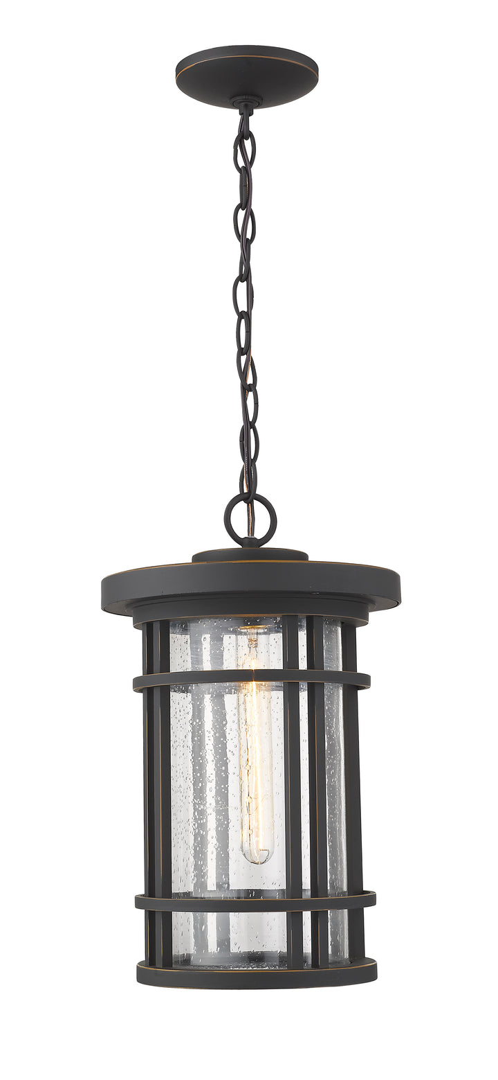 Jordan - 1 Light Outdoor Pendant in Oil Rubbed Bronze by Z-Lite