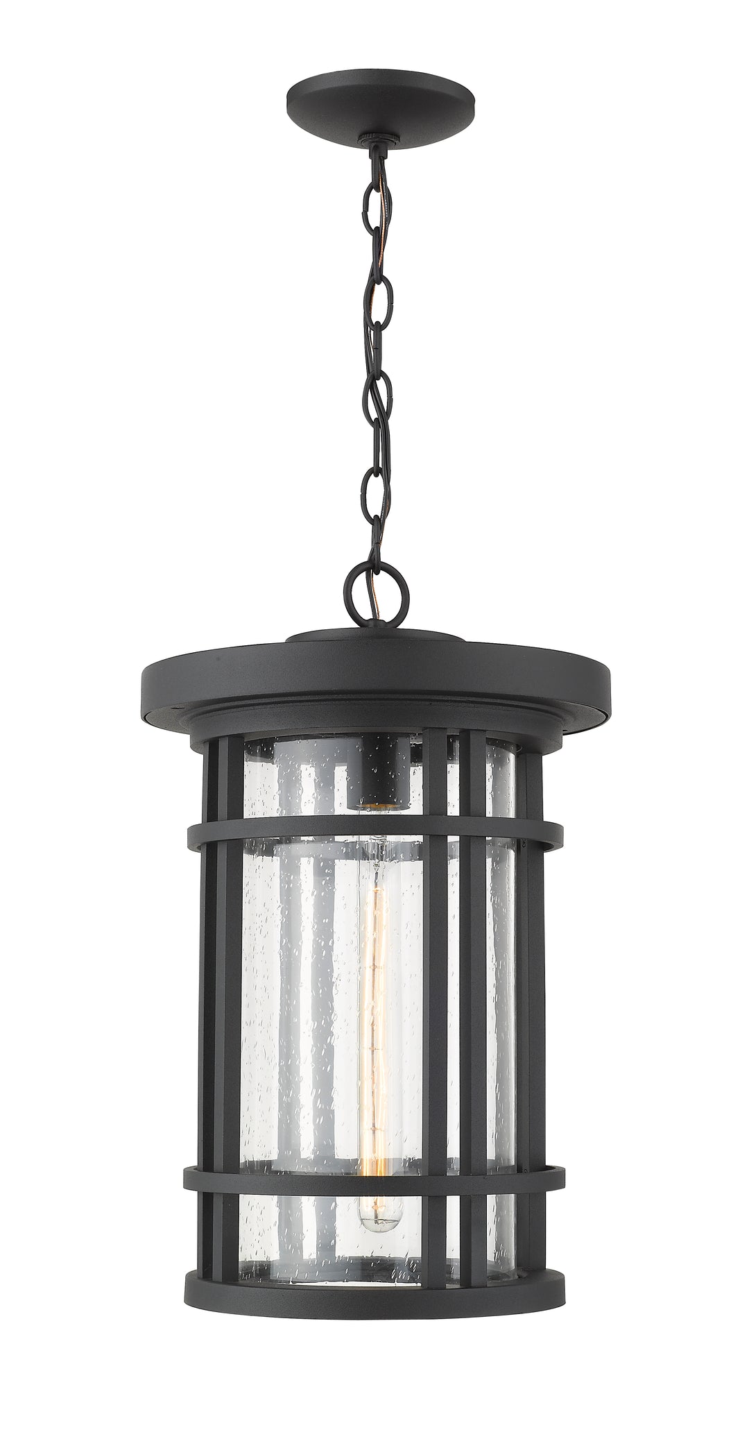 Jordan - 1 Light Outdoor Pendant in Black by Z-Lite