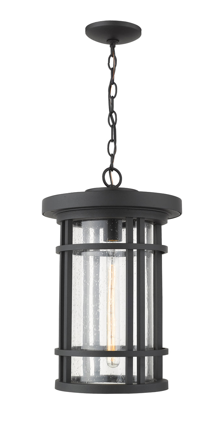 Jordan - 1 Light Outdoor Pendant in Black by Z-Lite