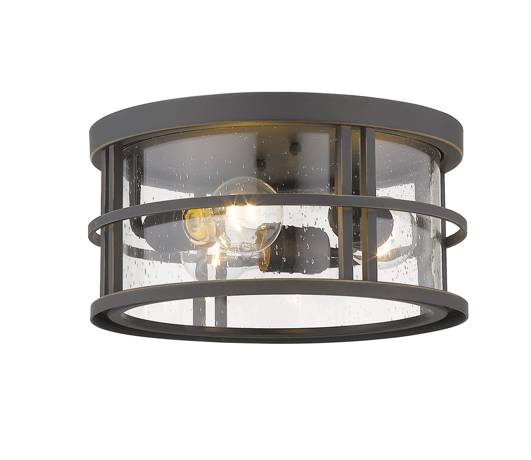 Jordan - 3 Light Outdoor Flush Mount