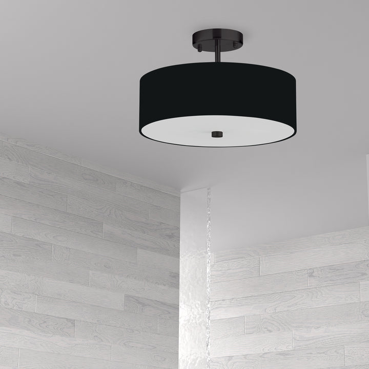Everly 3 Light Semi-Flush Mount by Dainolite - view 17