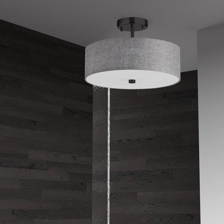 Everly 3 Light Semi-Flush Mount by Dainolite - view 21