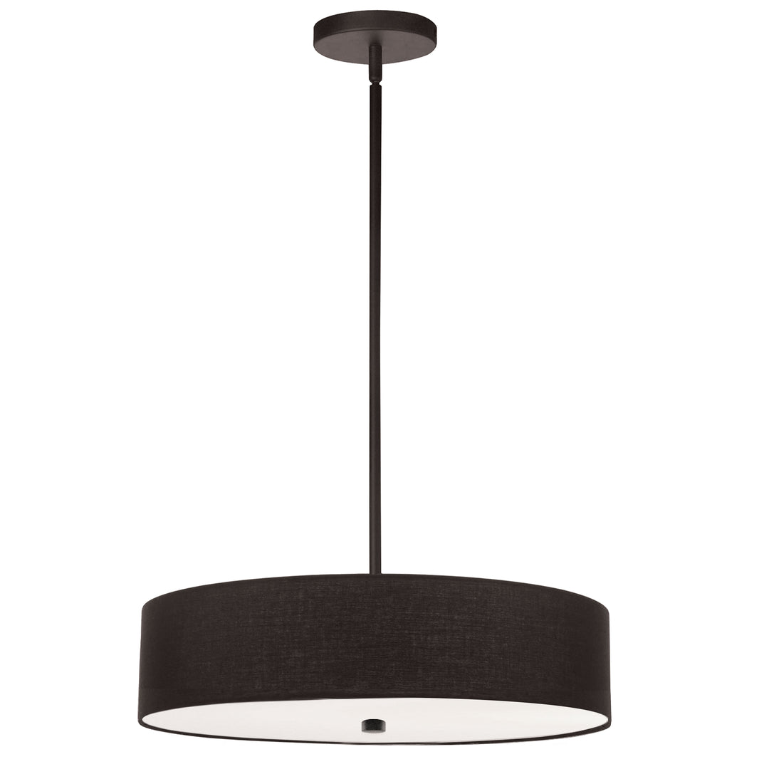 Everly 4 Light Incandescent Pendant in White by Dainolite