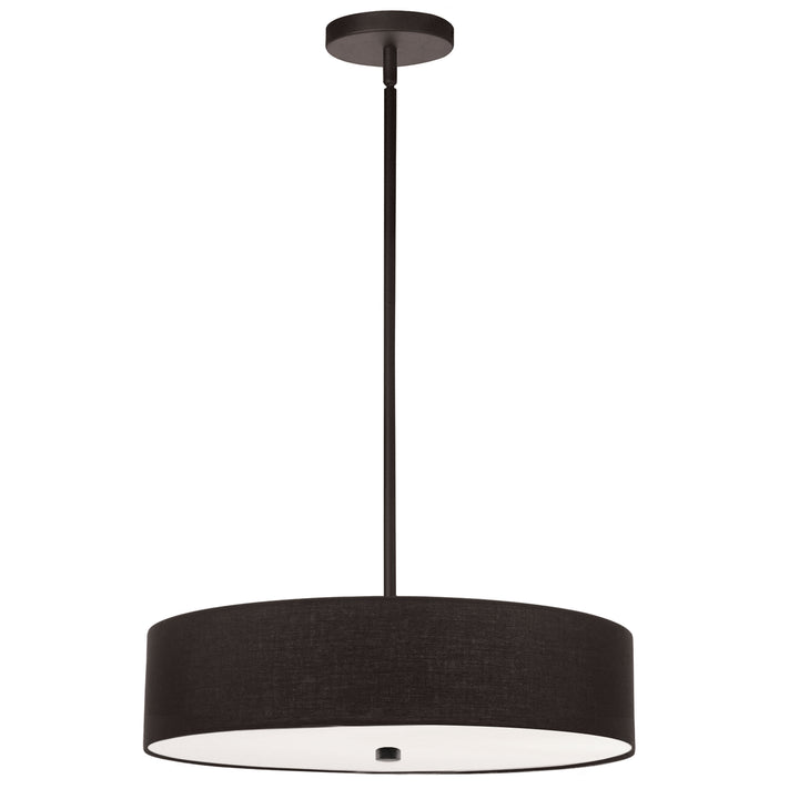 Everly 4 Light Incandescent Pendant in White by Dainolite