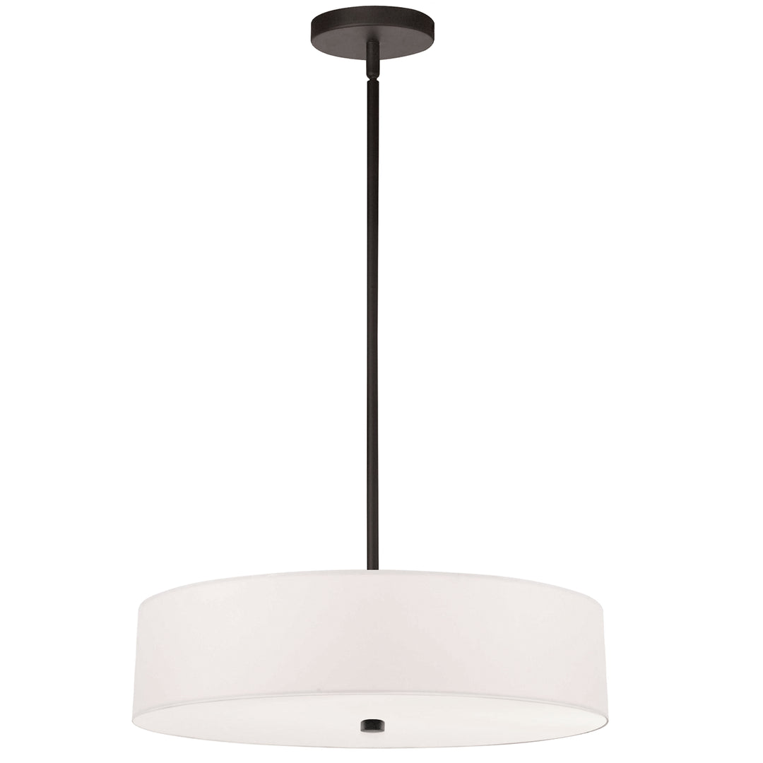Everly 4 Light Incandescent Pendant in Black by Dainolite