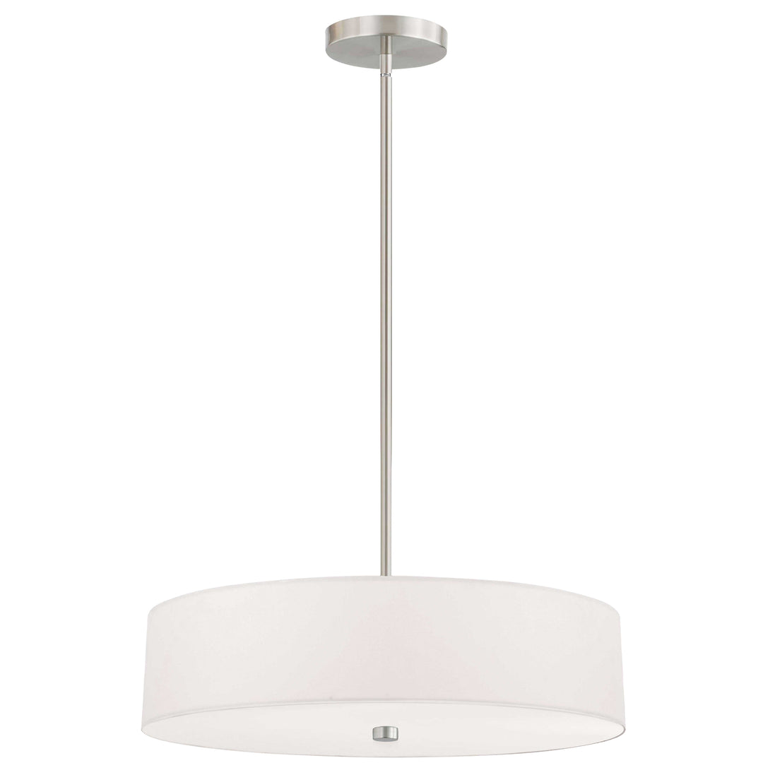 Everly 4 Light Incandescent Pendant in Satin Chrome by Dainolite