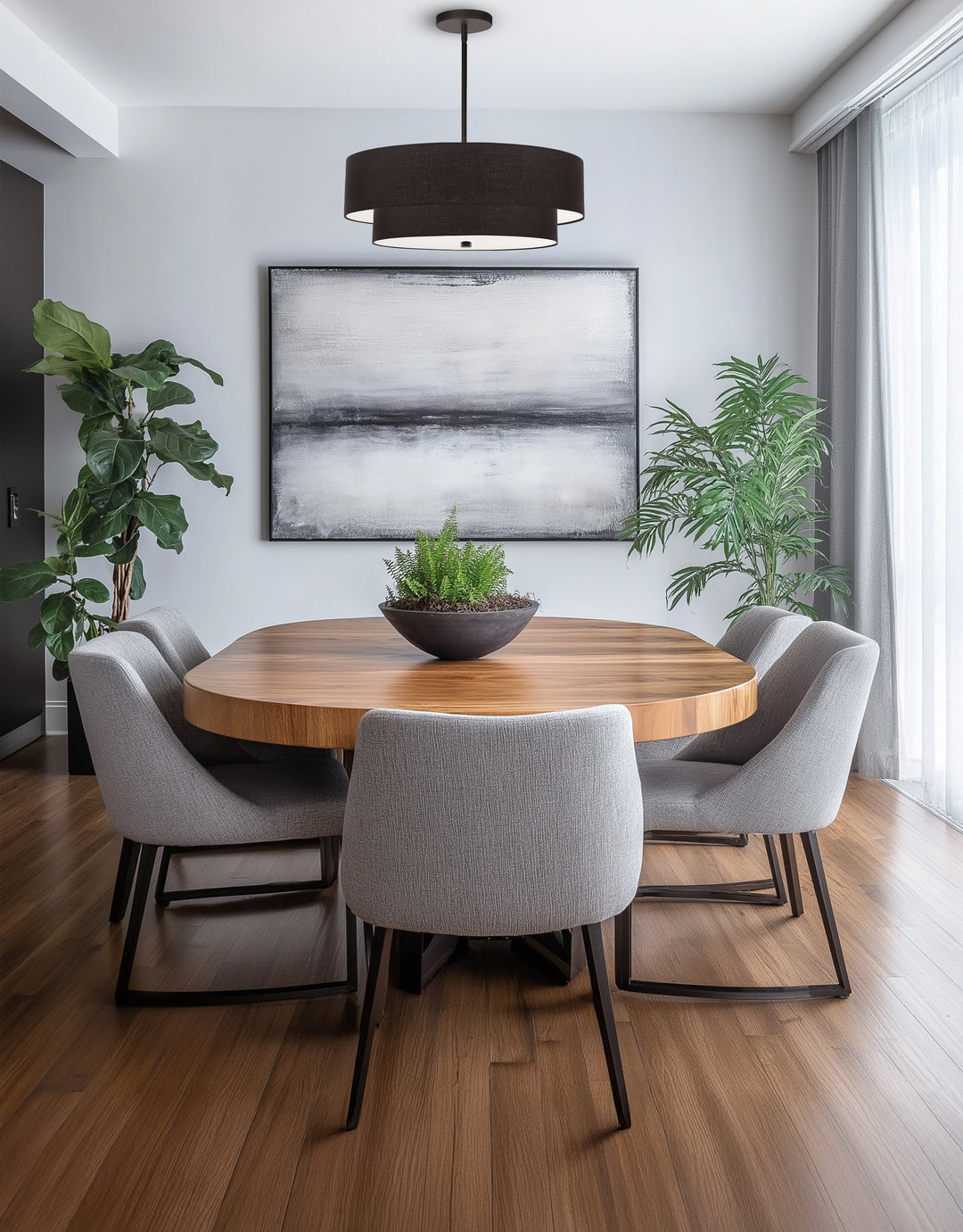 Everly 4 Light Incandescent 2 Tier Pendant by Dainolite - view 3