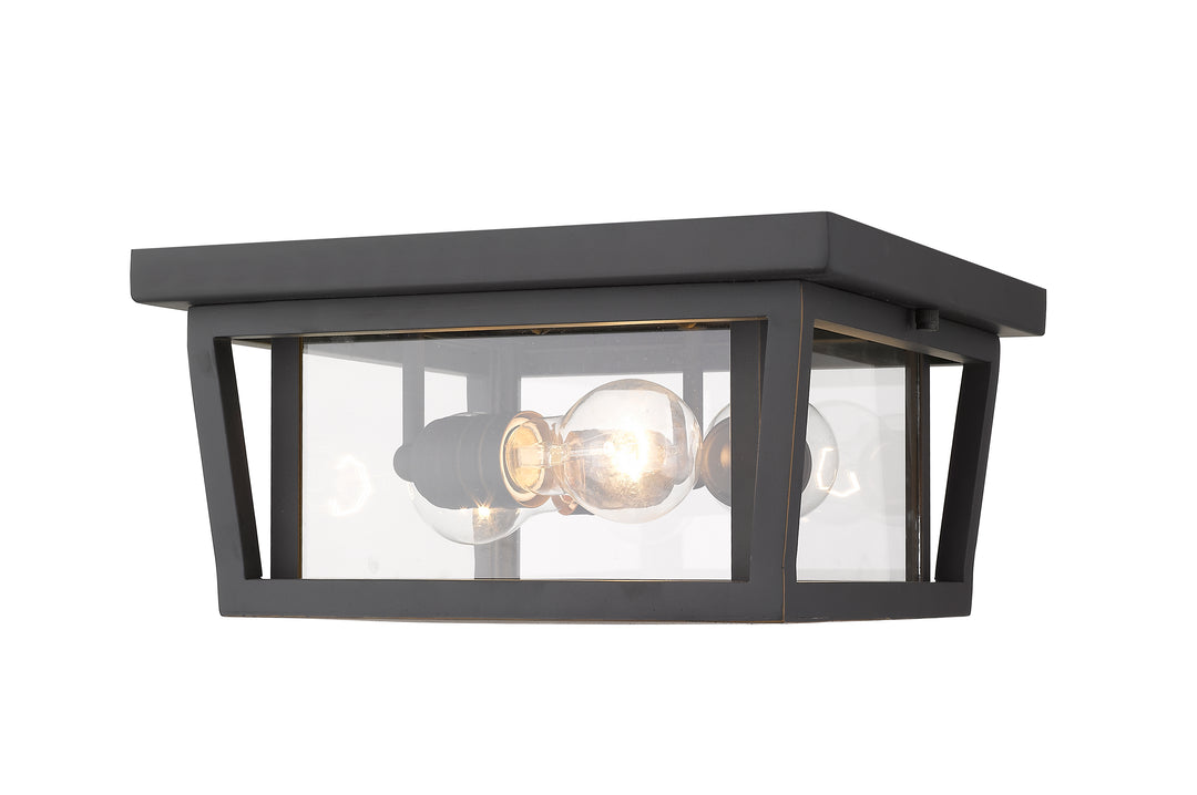 Seoul - 3 Light Outdoor Flush Mount