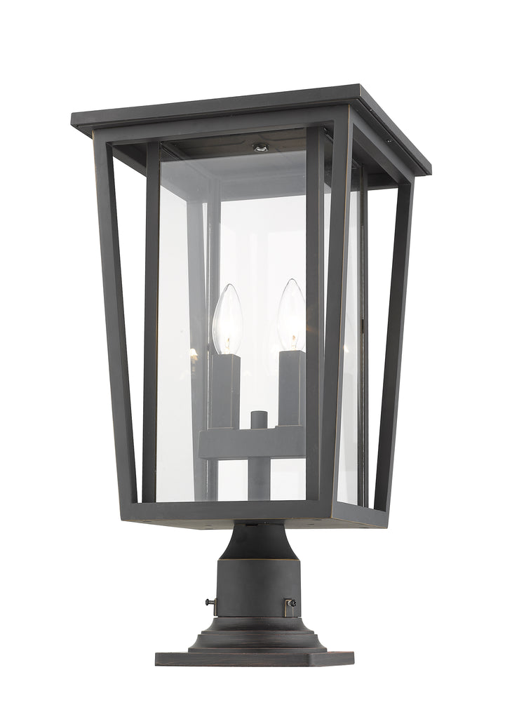 Seoul - 2 Light Outdoor Pier Mount Light