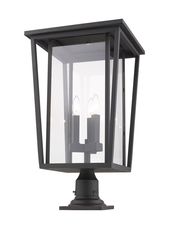 Seoul - 3 Light Outdoor Pier Mount Light