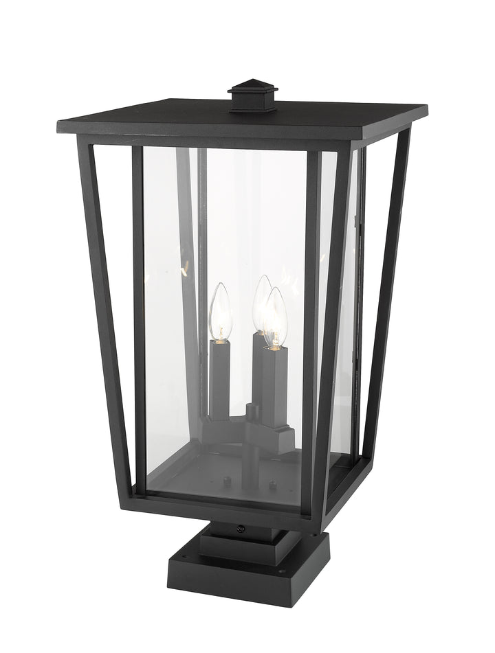 Seoul - 3 Light Outdoor Pier Mount Light (571PHXLS-SQPM)
