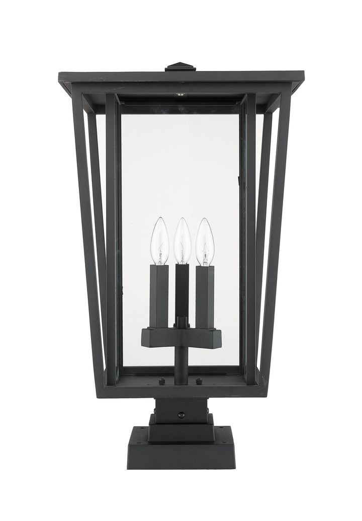 Seoul - 3 Light Outdoor Pier Mount Light (571PHXLS-SQPM)