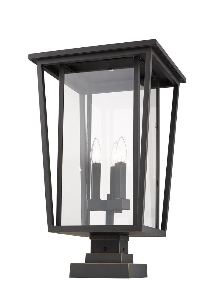 Seoul - 3 Light Outdoor Pier Mount Light (571PHXLS-SQPM)