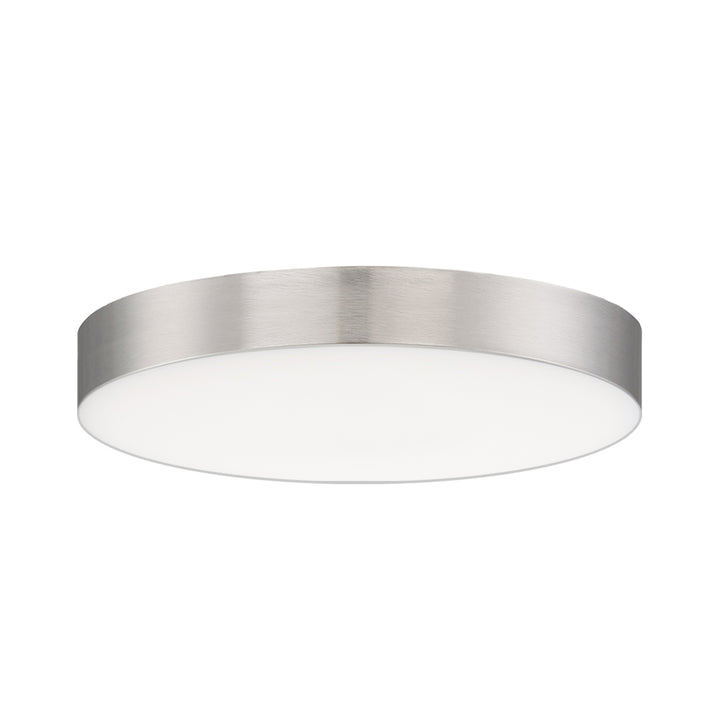 Trim Eco RD LED Flush Mount White / Satin Nickel