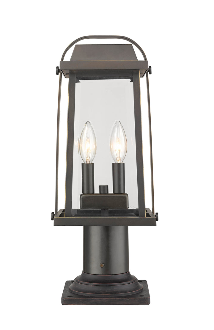 Millworks - 2 Light Outdoor Pier Mount Light