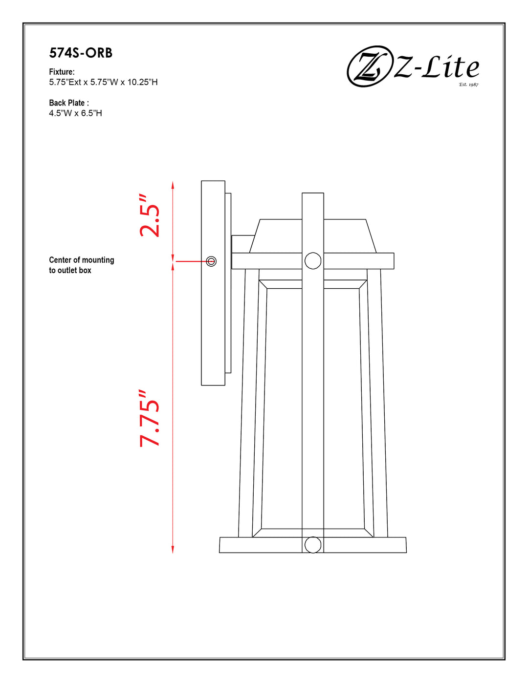Millworks - 1 Light Outdoor Wall Light