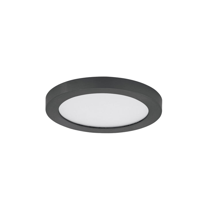 Chip 5" 12W RD LED Flush Mount - 5CCT White / Black