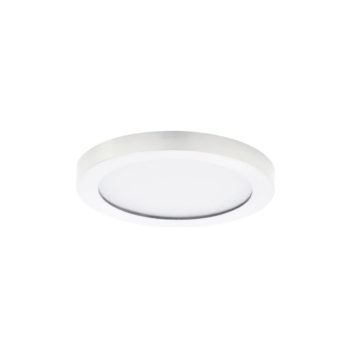 Chip 5" 12W RD LED Flush Mount - 5CCT White / White