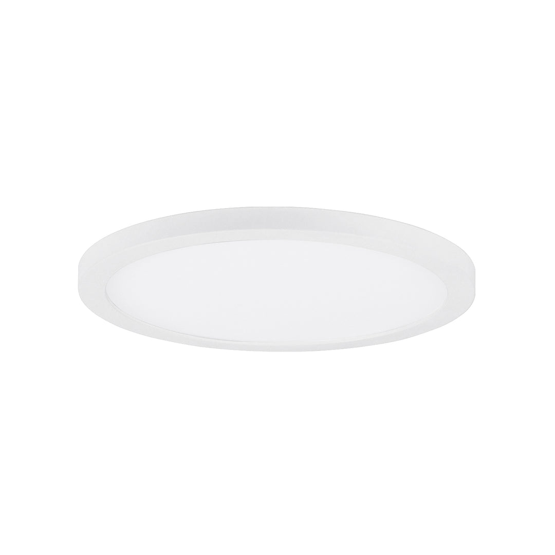 Chip 7" 15W RD LED Flush Mount - 5CCT White / White