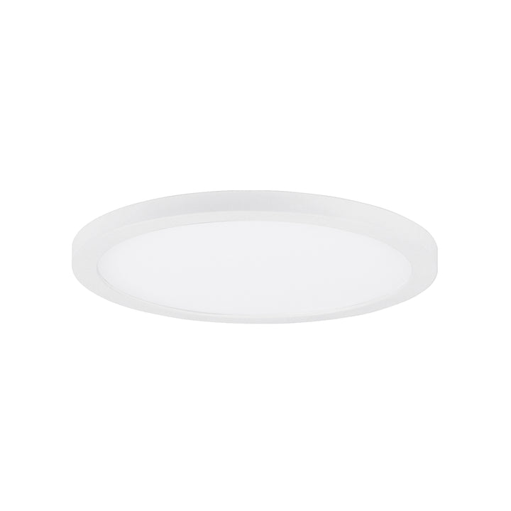 Chip 7" 15W RD LED Flush Mount - 5CCT White / White