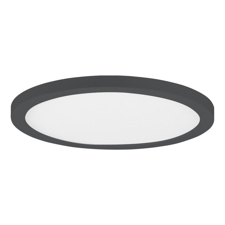 Chip 11" 26W RD LED Flush Mount - 5CCT White / Black